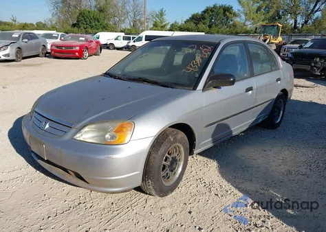 2003 Honda Civic Dx z USA, uszkodzony, nr VIN 2HGES16133H588774